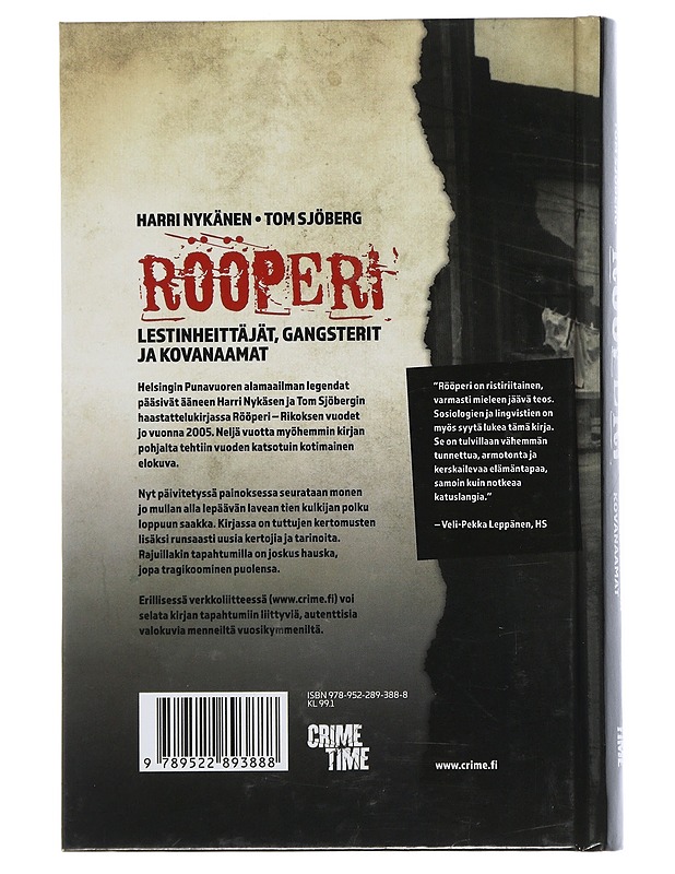 Rööperi : lestinheittäjät, gangsterit ja kovanaamat - Nykänen, Harri - Elämäkerrat ja muistelmat - 10105506213 - 1