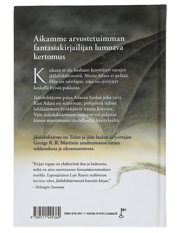 Jäälohikäärme - Martin, George R. R. - Fantasia- ja scifi - 10105506209 - 1