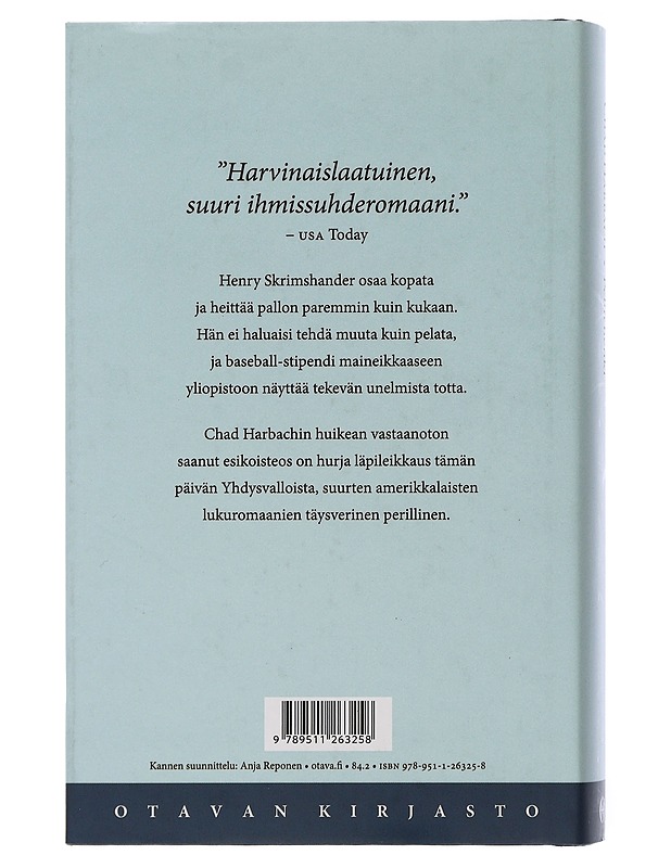 Pelin henki - Harbach, Chad - Romaanit ja novellit - 10105506215 - 1