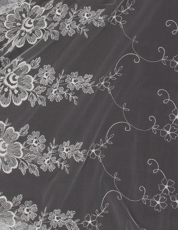 Pitsikangas polyesteriä, 190x450 cm - Kankaat - 10105506243 - 0