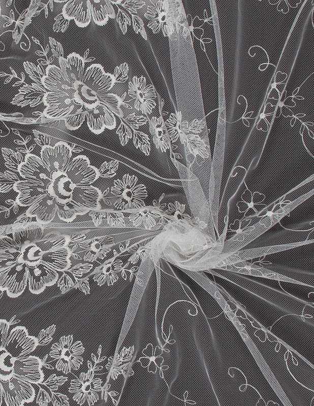 Pitsikangas polyesteriä, 190x450 cm - Kankaat - 10105506243 - 1