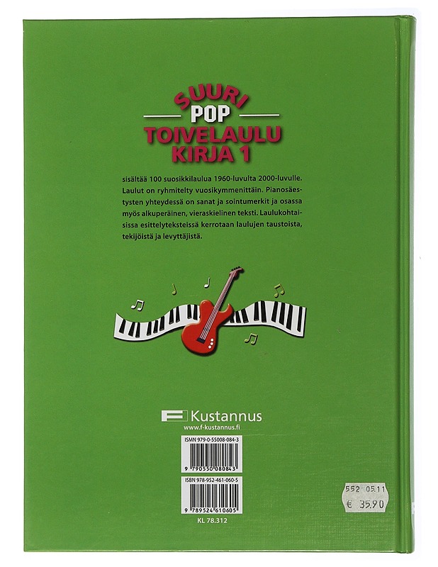 Suuri poptoivelaulukirja - Kari, Virpi - Musiikki- ja elokuvakirjat - 10105506259 - 1