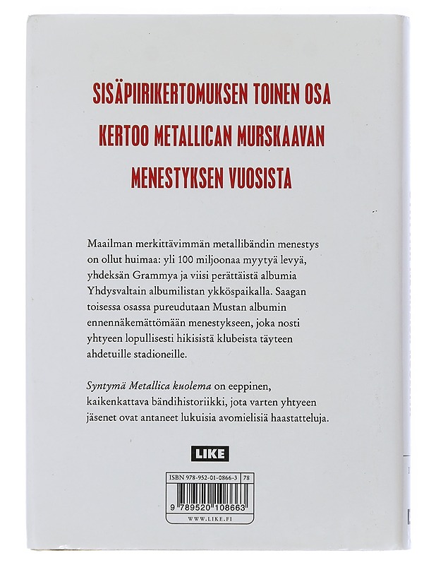 Syntymä Metallica kuolema : 2. osa - Brannigan, Paul - Elämäkerrat ja muistelmat - 10105506275 - 1