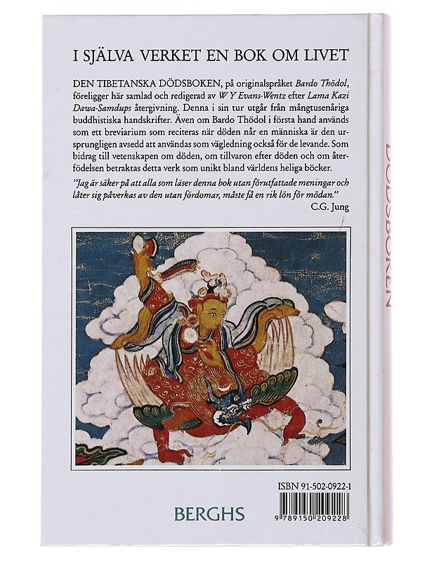 Den tibetanska dödsboken eller upplevelserna efter döden på Bardo-planet enligt Lama Kazi Dawa-Samdups återgivning - Evans-Wentz, W. Y. - Tietokirjat ja oppaat - 10105506351 - 1
