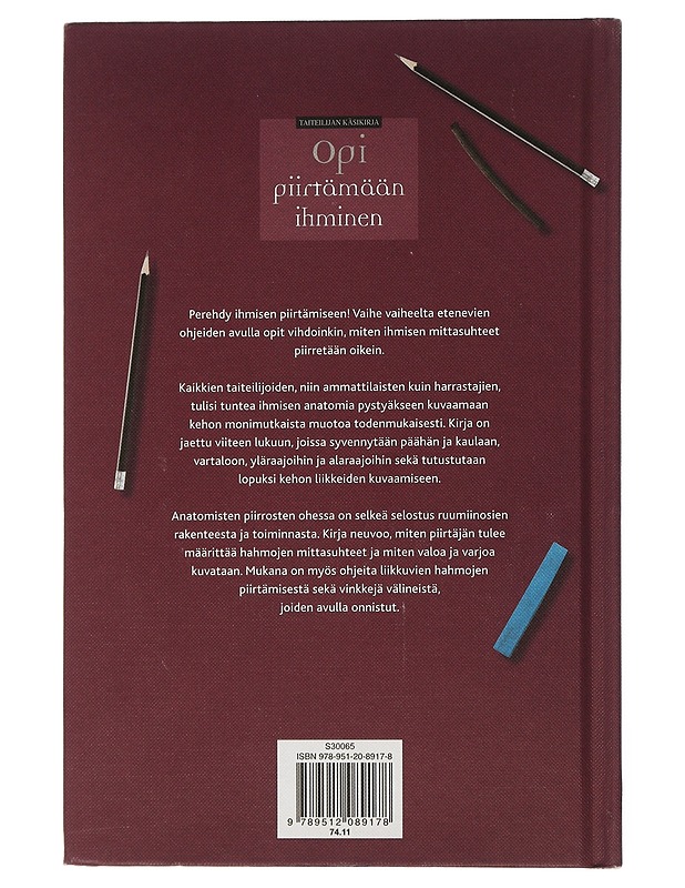 Opi piirtämään ihminen : täydellinen anatomian opas piirtäjälle - Carter, Daniel - Tietokirjat ja oppaat - 10105506374 - 1
