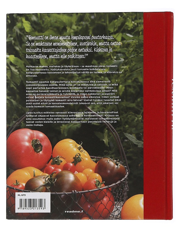 Tomaatti! - Lumme, Sonja - Tietokirjat ja oppaat - 10105506401 - 1