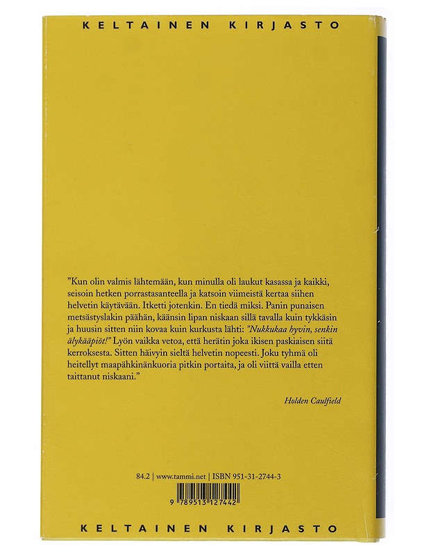 Sieppari ruispellossa - Salinger, J. D. - Romaanit ja novellit - 10105506451 - 1