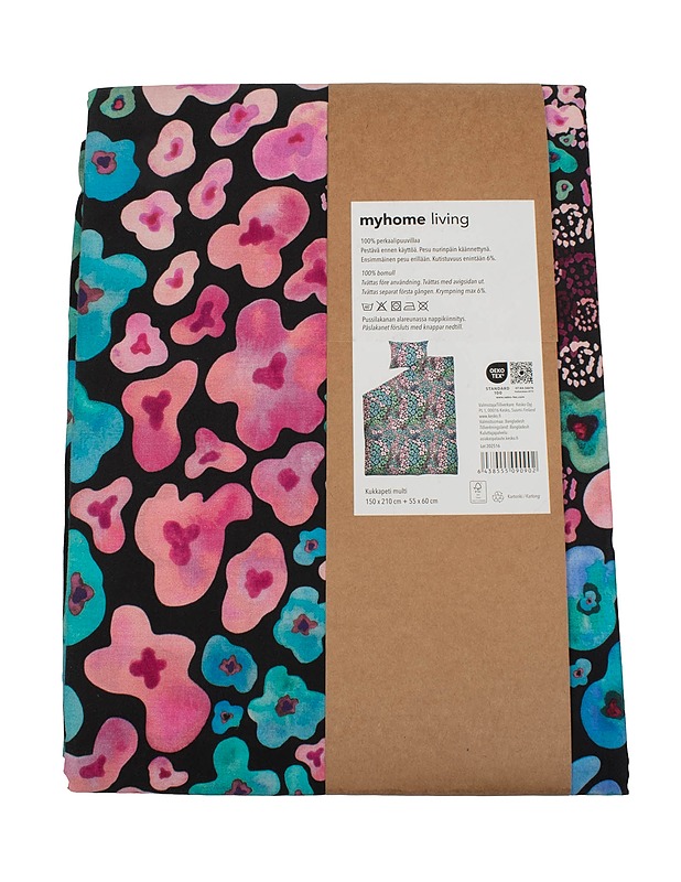 MYHOME Living Kukkapeti multi pussilakanasetti, 150x210 cm - Liinavaatteet - 10105506475 - 1