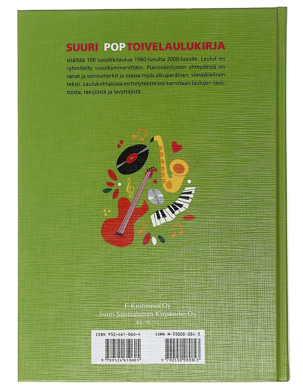 Suuri poptoivelaulukirja - Kari, Virpi - Musiikki- ja elokuvakirjat - 10105506497 - 1