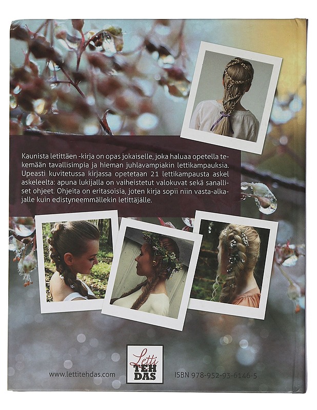 Kaunista letittäen : 21 selkeää ohjetta lettikampausten tekoon - Suominen, Johanna - Tietokirjat ja oppaat - 10105506516 - 1