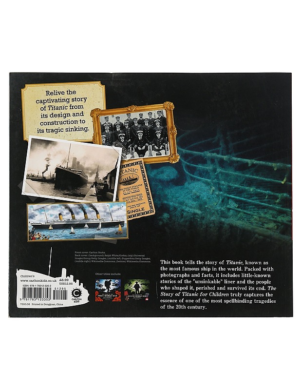 The story of Titanic for children - Fullman, Joe - Lastenkirjat - 10105506527 - 1