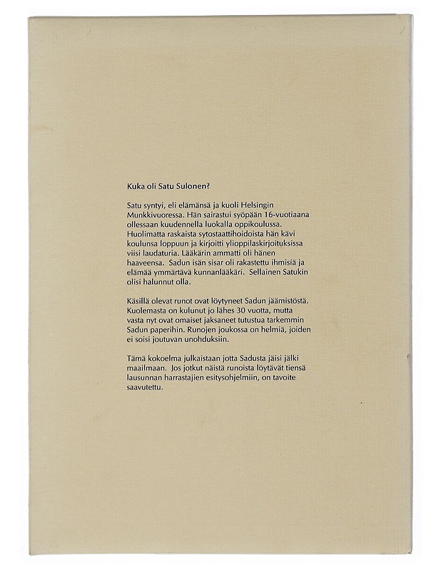 Virta Voittaa Aina : runoja - Satu Sulonen - Runot ja näytelmät - 10105506560 - 1