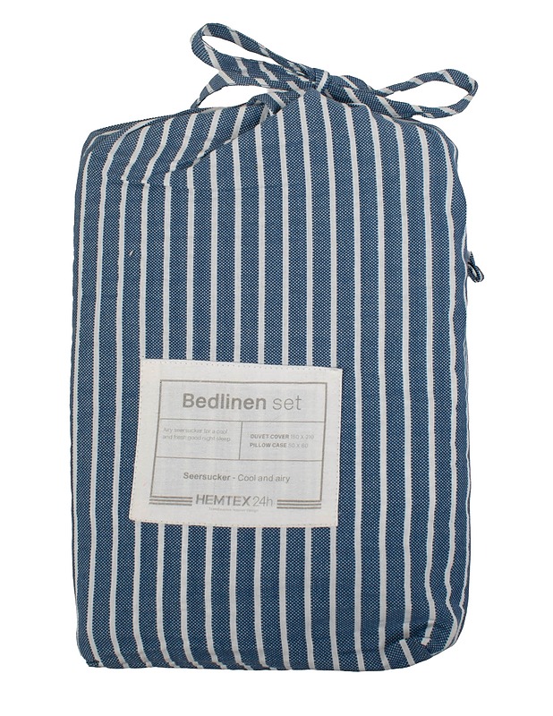 HEMTEX 24h Seersucker pussilakanasetti, 150x210 cm - Liinavaatteet - 10105506551 - 0