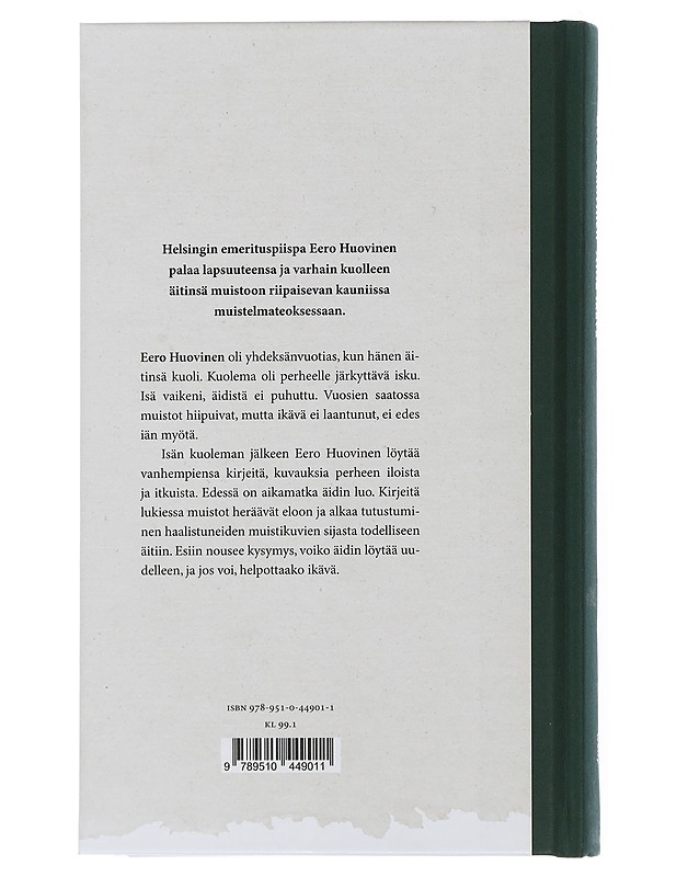 Äitiä ikävä - Eero Huovinen - Elämäkerrat ja muistelmat - 10105506642 - 1