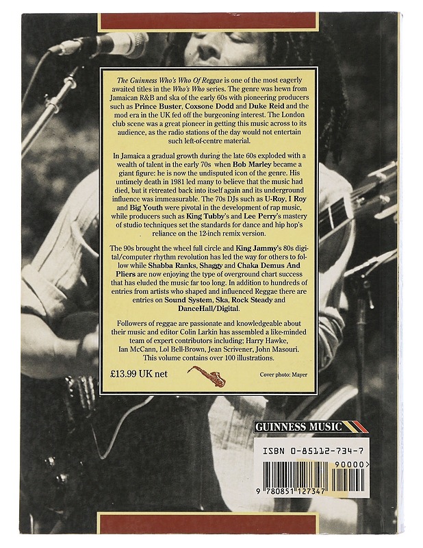The Guinness who's who of reggae - Larkin, Colin - Tietokirjat ja oppaat - 10105506661 - 1