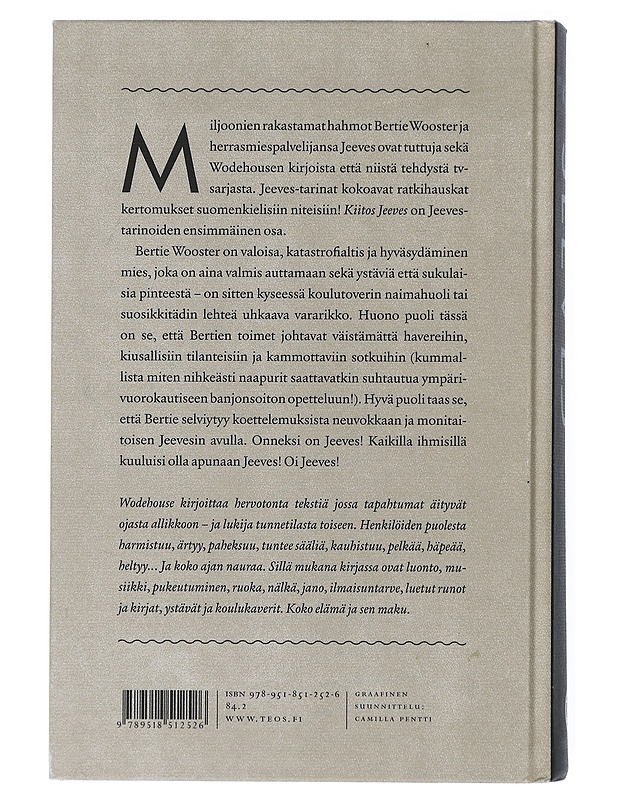 Kiitos, Jeeves - Wodehouse, P. G. - Romaanit ja novellit - 10105506666 - 1