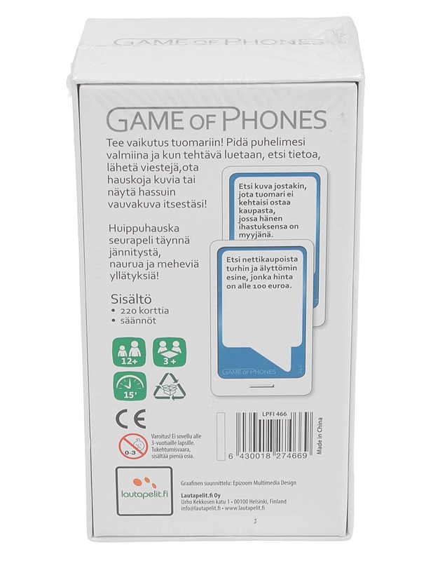 Seurapeli, jossa käytetään älypuhelinta - Lasten pelit ja lelut - 10105506677 - 1