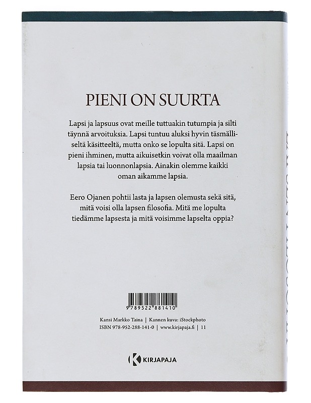 Lapsen filosofia - Ojanen, Eero - Tietokirjat ja oppaat - 10105506692 - 1