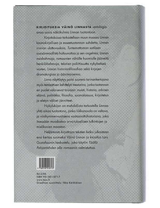 Kirjoituksia Väinö Linnasta - Arnkil, Antti - Historiakirjat - 10105506705 - 1