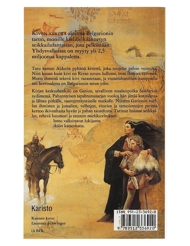 Belgarionin taru 1 : Kiven vartija - Eddings, David - Fantasia- ja scifi - 10105506742 - 1