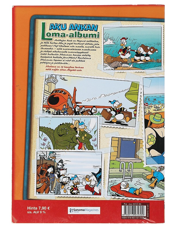 Aku Ankan loma-albumi. 1/2012, Kesällä kerran.. - Hurme, Jenni - Sarjakuvat - 10105506750 - 1