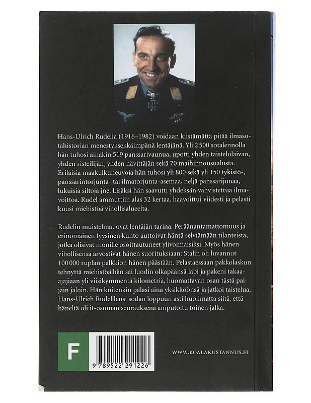 Stuka-lentäjä - Rudel, Hans-Ulrich - Elämäkerrat ja muistelmat - 10105506757 - 1