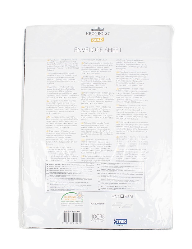 JYSK KRONBORG Sijauspatjalakana, 90x200 cm - Liinavaatteet - 10105506778 - 1