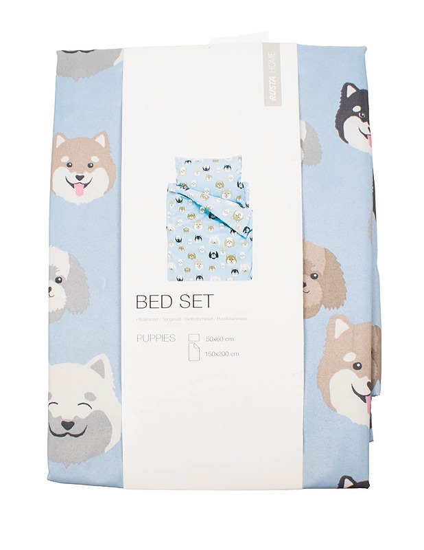 RUSTA Home pussilakanasarja, 50x60 cm + 150x200 cm - Liinavaatteet - 10105506788 - 0