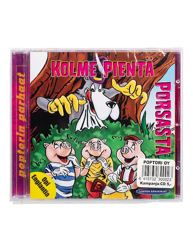 Kolme pientä porsasta - CD  - CD-levyt - 10105506798 - 0