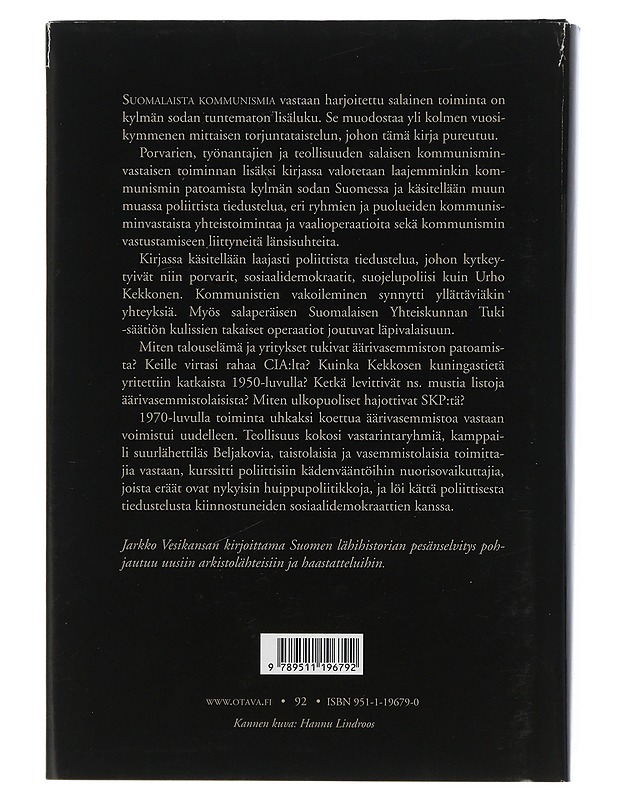 Salainen sisällissota - Jarkko Vesikansa - Historiakirjat - 10105506814 - 1