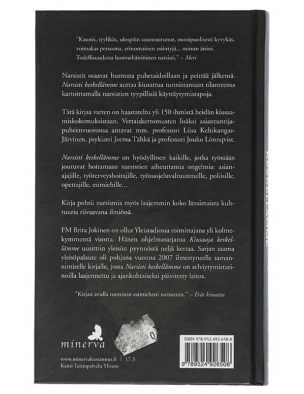 Narsisti keskellämme - Jokinen, Brita - Tietokirjat ja oppaat - 10105506822 - 1