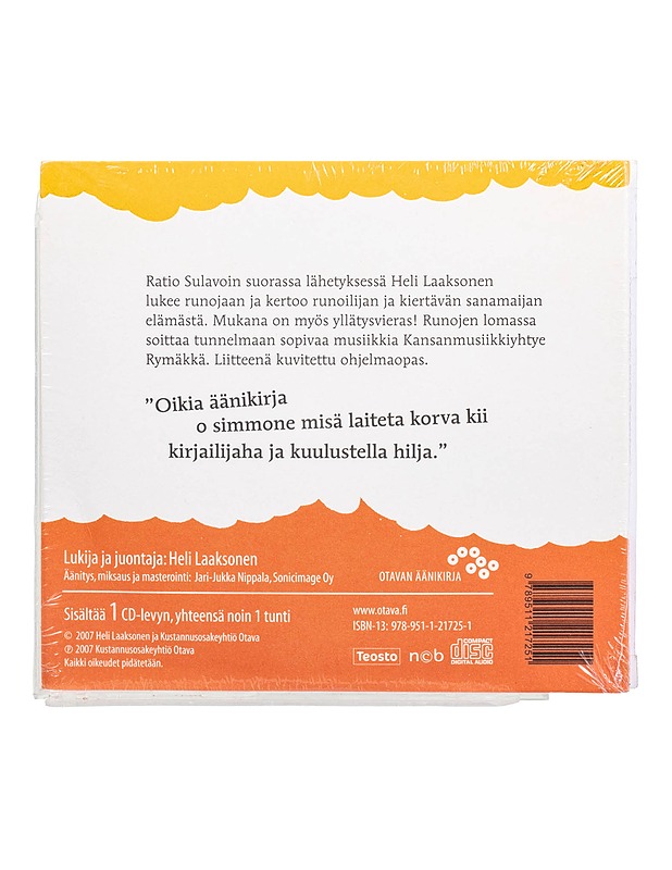 Heli Laaksonen: Ratio Sulavoi - CD - CD-levyt - 10105506849 - 1