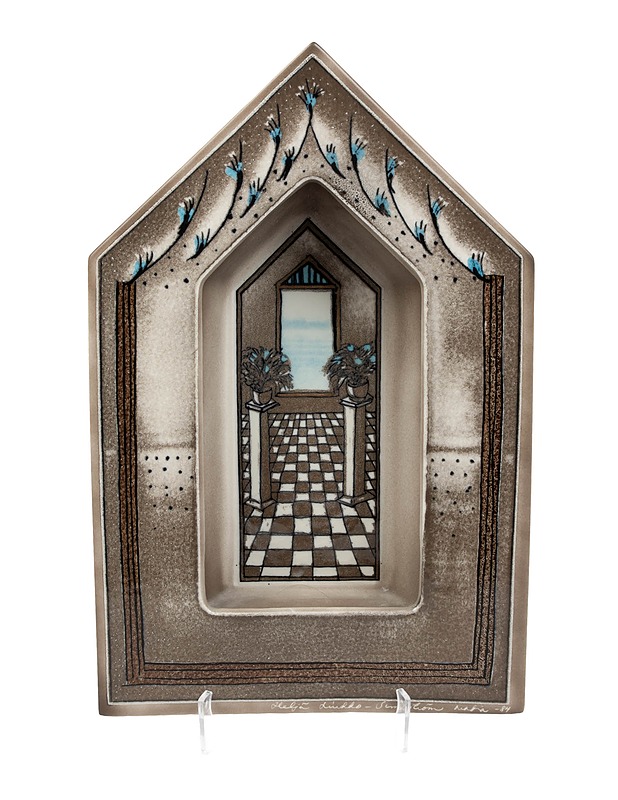 ARABIA Pylväikkö seinälaatta - Designsuosikit - 10105506862 - 0