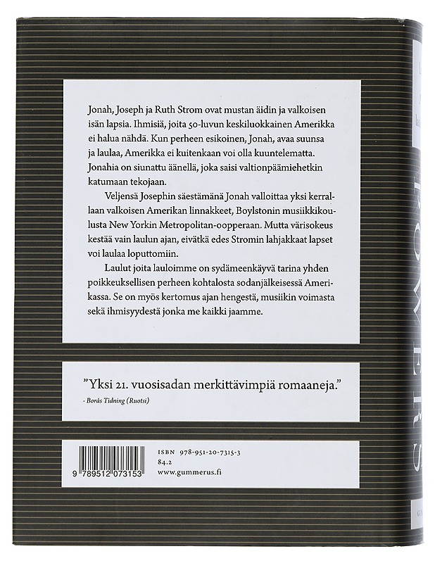 Laulut joita lauloimme - Powers, Richard - Historiakirjat - 10105506868 - 1