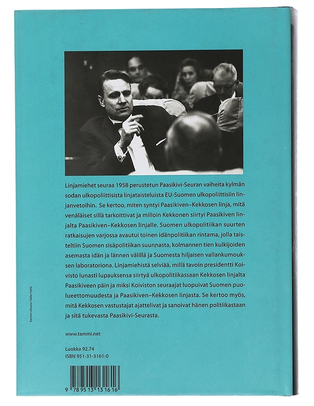 Linjamiehet : Paasikivi-seuran historia - Apunen, Osmo  - Historiakirjat - 10105506881 - 1