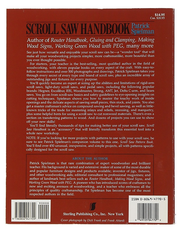 Scroll saw handbook - Patrick Spielman - Harrastekirjat - 10105506895 - 1