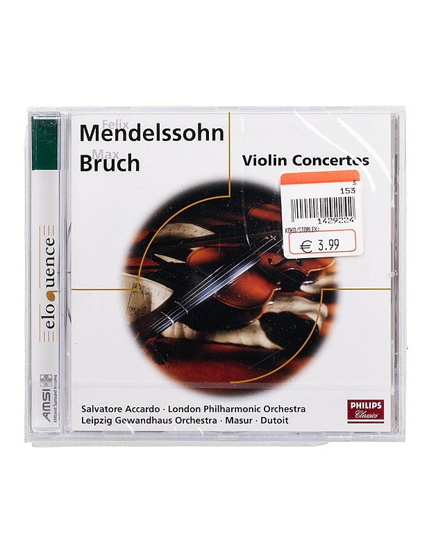 Felix Mendelssohn : Violin Concertos - CD - CD-levyt - 10105506903 - 0