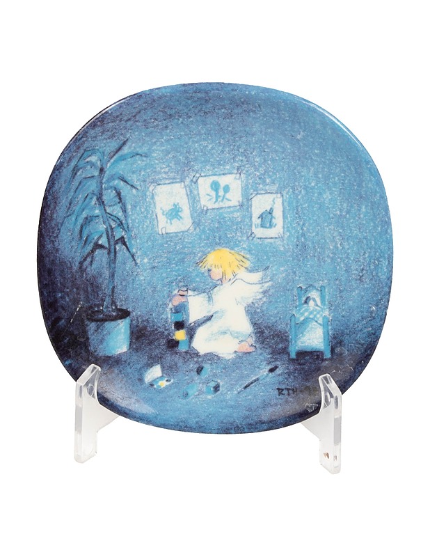 ARABIA Anna meille enkeleitä Leikkivä enkeli seinälautanen - Designsuosikit - 10105506945 - 0