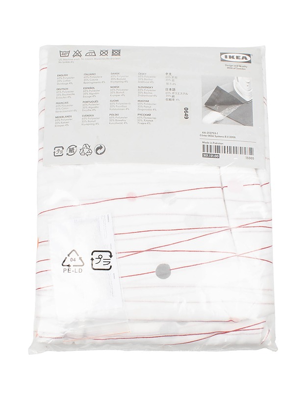 IKEA Hanna Linje verhot, 145x250 cm - Verhot ja kapat - 10105506963 - 1