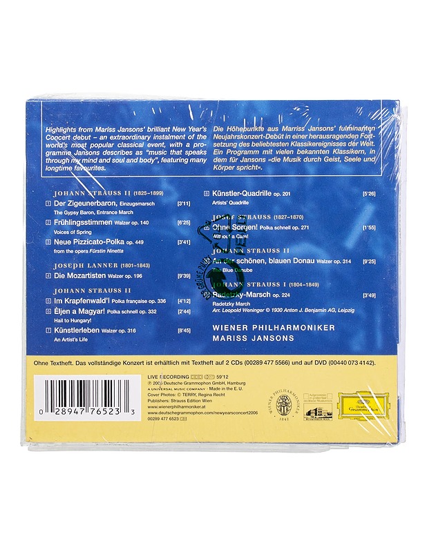 2006 Best of Neujahrskonzert - CD - CD-levyt - 10105507012 - 1