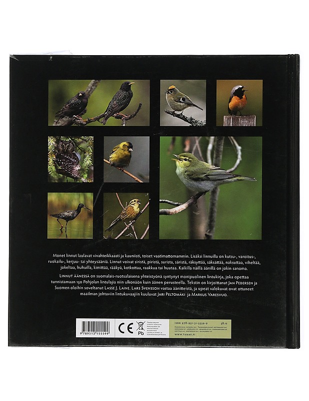 Linnut äänessä : 150 Pohjolan lintulajia äänineen - Pedersen, Jan - Tietokirjat ja oppaat - 10105507014 - 1