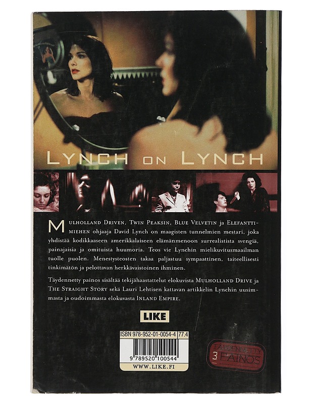 Lynch on Lynch - Rodley, Chris - Musiikki- ja elokuvakirjat - 10105507046 - 1