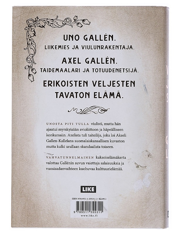 Veljekset Gallén - Viljami Puustinen - Elämäkerrat ja muistelmat - 10105507034 - 1