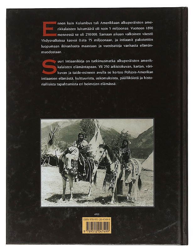 Suuri intiaanikirja : Pohjois-Amerikan alkuperäiskansat - Taylor, Colin F. - Tietokirjat ja oppaat - 10105507043 - 1