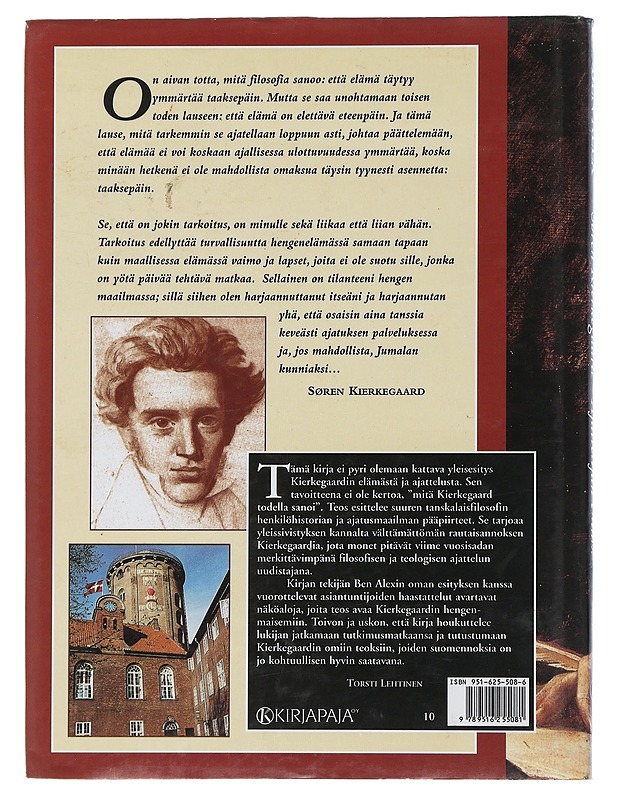 Søren Kierkegaard : ajattelijan elämä - Alex, Ben - Elämäkerrat ja muistelmat - 10105507115 - 1