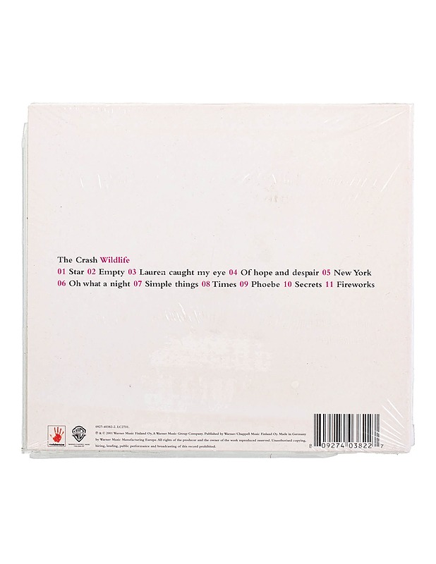 The Crash: Wildlife - CD - CD-levyt - 10105507131 - 1