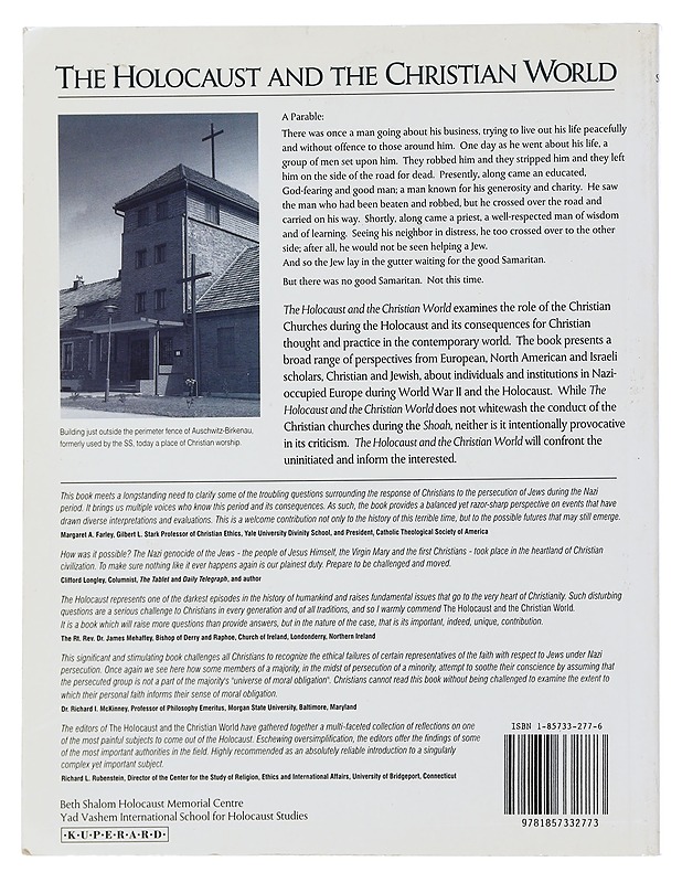 The Holocaust and the Christian World - Rittner, Carol - Historiakirjat - 10105507130 - 1