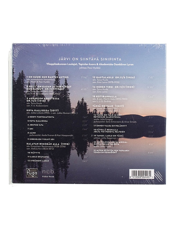 Ylioppilaskunnan laulajat: Järvi on siintävä sinipinta - CD - CD-levyt - 10105507160 - 1
