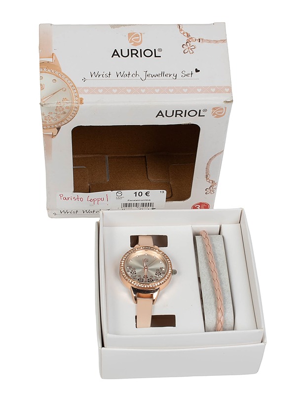 AURIOL Wrist Watch Jewellery Set rannekello ja rannekoru -setti - Muu elektroniikka - 10105507166 - 0