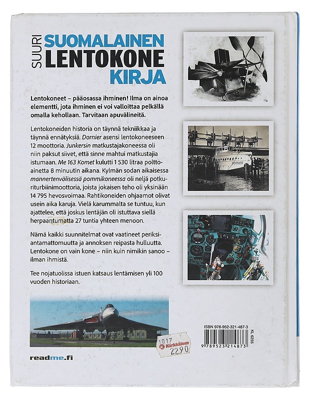 Suuri suomalainen lentokonekirja - Pekka Myyry - Historiakirjat - 10105507196 - 1